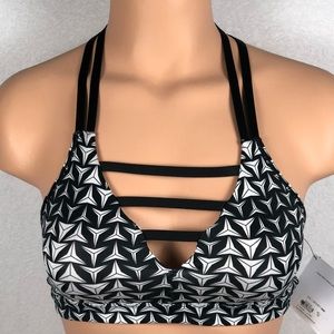 VSX Sport Racerback Bra Black and White size XS